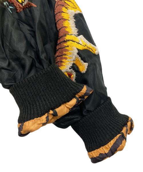 BEAMS（ビームス）BEAMS (ビームス) TAILOR TOYO (テーラー東洋) アセテート スカジャン/コラボスカジャン ブラック サイズ:Lの古着・服飾アイテム