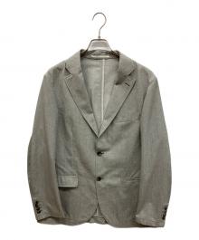 CROWDED CLOSET（クラウデッドクローゼット）の古着「プリントテーラードジャケット」｜グレー