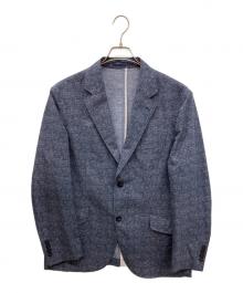 MEN'S BIGI（メンズビギ）の古着「COOL DOTSメランジプリントジャケット」｜ネイビー