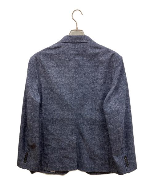 MEN'S BIGI（メンズビギ）MEN'S BIGI (メンズビギ) COOL DOTSメランジプリントジャケット ネイビー サイズ:4の古着・服飾アイテム