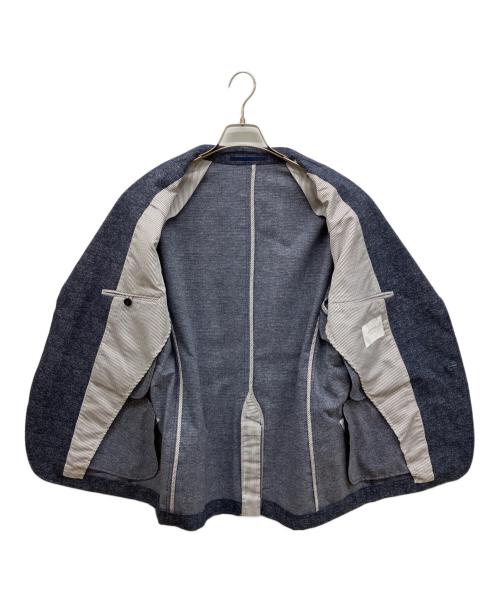 MEN'S BIGI（メンズビギ）MEN'S BIGI (メンズビギ) COOL DOTSメランジプリントジャケット ネイビー サイズ:4の古着・服飾アイテム