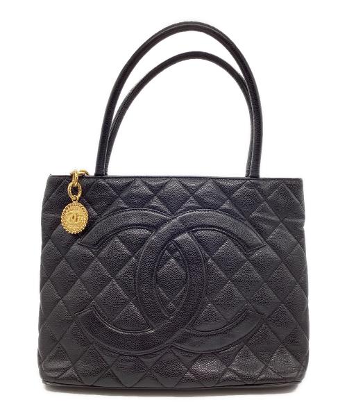 CHANEL（シャネル）CHANEL (シャネル) キャビアスキントートバッグの古着・服飾アイテム