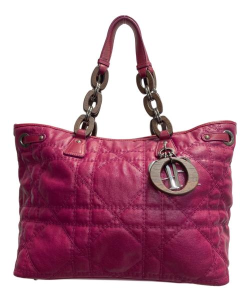 Christian Dior（クリスチャン ディオール）Christian Dior (クリスチャン ディオール) レディディオール カナージュ パナレア パープルの古着・服飾アイテム