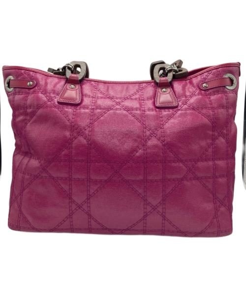 Christian Dior（クリスチャン ディオール）Christian Dior (クリスチャン ディオール) レディディオール カナージュ パナレア パープルの古着・服飾アイテム