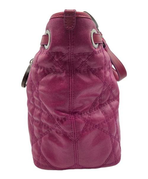 Christian Dior（クリスチャン ディオール）Christian Dior (クリスチャン ディオール) レディディオール カナージュ パナレア パープルの古着・服飾アイテム