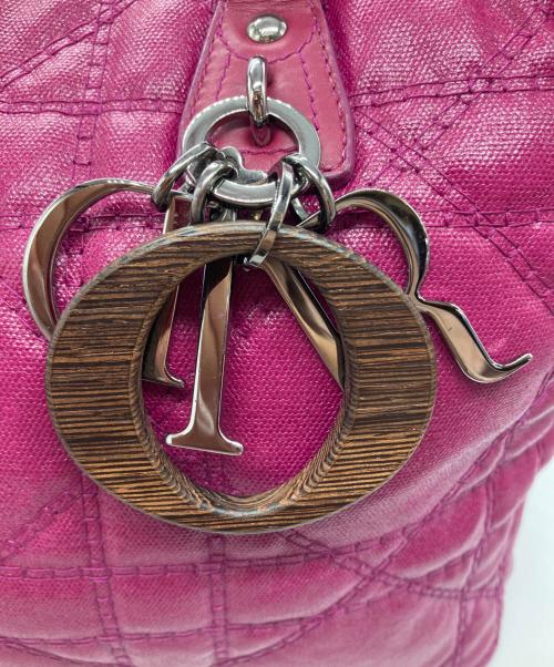 Christian Dior（クリスチャン ディオール）Christian Dior (クリスチャン ディオール) レディディオール カナージュ パナレア パープルの古着・服飾アイテム