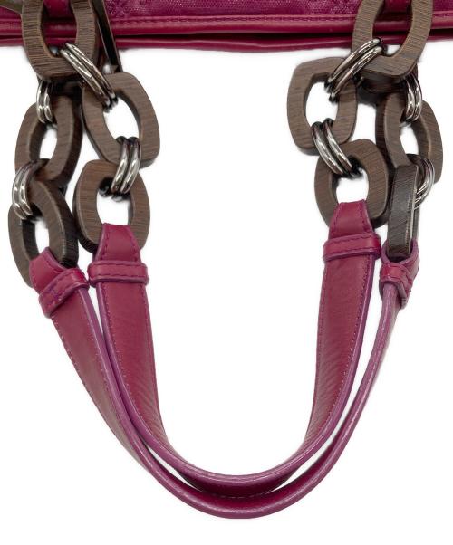 Christian Dior（クリスチャン ディオール）Christian Dior (クリスチャン ディオール) レディディオール カナージュ パナレア パープルの古着・服飾アイテム