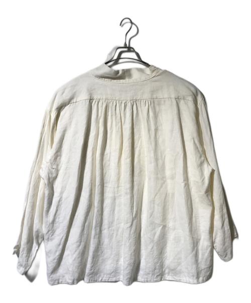 KAPITAL（キャピタル）KAPITAL (キャピタル) リネンキャンバス KENKAシャツ ホワイト サイズ:3の古着・服飾アイテム