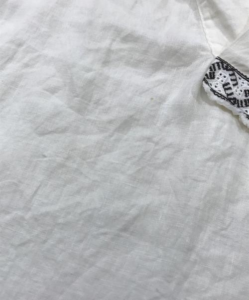 KAPITAL（キャピタル）KAPITAL (キャピタル) リネンキャンバス KENKAシャツ ホワイト サイズ:3の古着・服飾アイテム