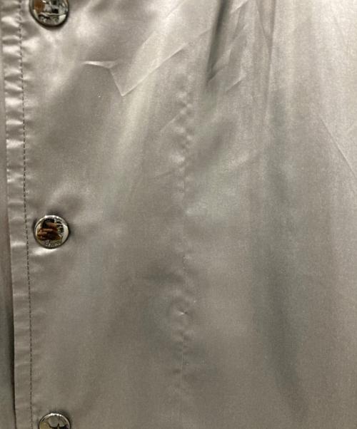 CELINE（セリーヌ）CELINE (セリーヌ) カレッジテディジャケット/College Teddy Jacket ブラック×ブラウン サイズ:Sの古着・服飾アイテム