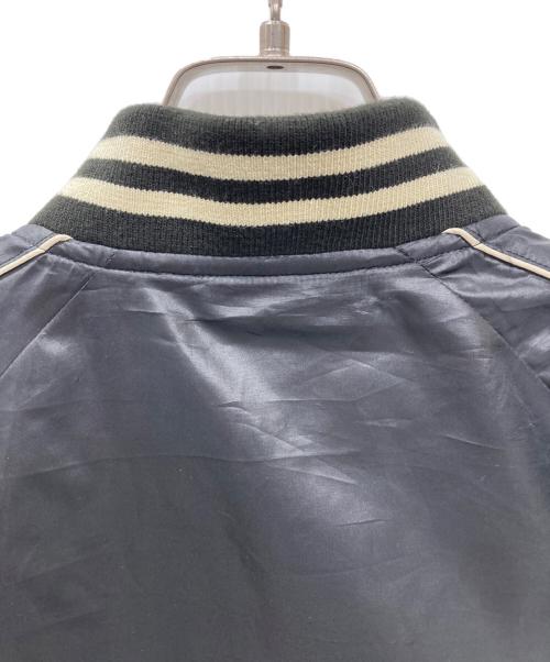 CELINE（セリーヌ）CELINE (セリーヌ) カレッジテディジャケット/College Teddy Jacket ブラック×ブラウン サイズ:Sの古着・服飾アイテム