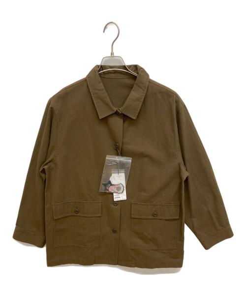 Loungedress（ラウンジドレス）Loungedress (ラウンジドレス) ピンバッジSETシャツジャケット カーキ サイズ:Freeの古着・服飾アイテム