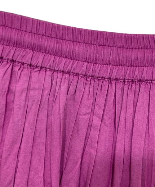 UNITED ARROWS TOKYO（ユナイテッドアローズトウキョウ）UNITED ARROWS TOKYO (ユナイテッドアローズトウキョウ) コットン ティアード マキシスカート パープル サイズ:36の古着・服飾アイテム