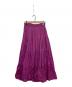 UNITED ARROWS TOKYO（ユナイテッドアローズトウキョウ）の古着「コットン ティアード マキシスカート」｜パープル