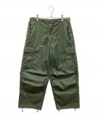 WTAPSダブルタップス）の古着「MILT0001 TROUSERS NYCO.OXF」｜カーキ