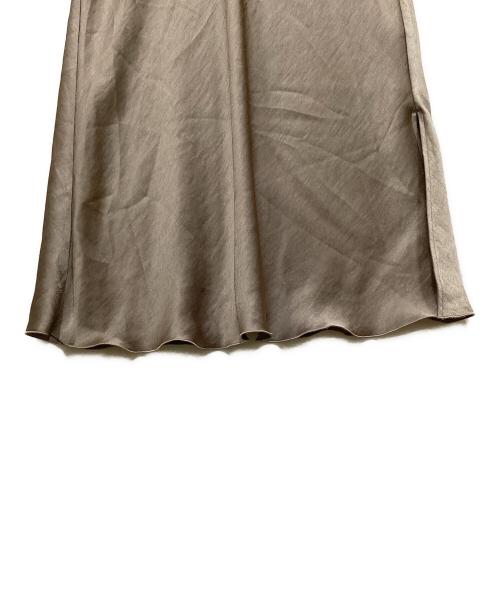 IENA（イエナ）IENA (イエナ) ダブルサテンスカート グレー サイズ:34の古着・服飾アイテム