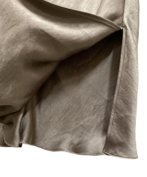 IENA（イエナ）IENA (イエナ) ダブルサテンスカート グレー サイズ:34の古着・服飾アイテム