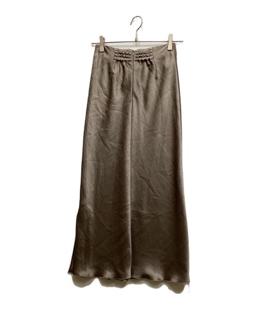 IENA（イエナ）IENA (イエナ) ダブルサテンスカート グレー サイズ:34の古着・服飾アイテム
