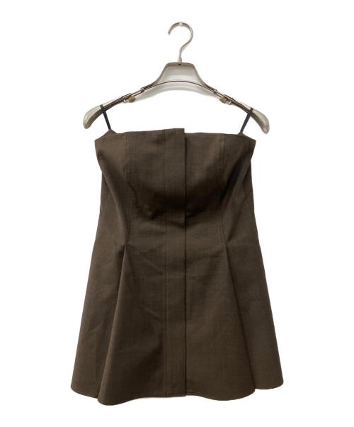 ANAYI（アナイ）ANAYI (アナイ) ビスチェ・パンツセット ブラウン サイズ:36の古着・服飾アイテム