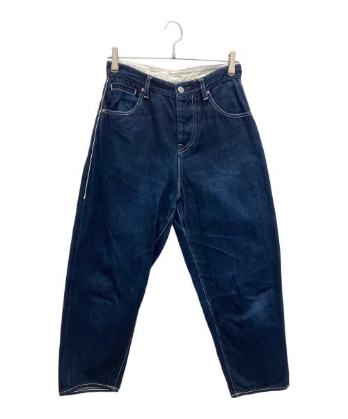 mina perhonen（ミナ ペルホネン）mina perhonen (ミナ ペルホネン) always ロールアップデニム インディゴ サイズ:36の古着・服飾アイテム