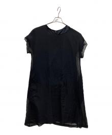 COMME des GARCONS COMME des GARCONS（コムデギャルソン コムデギャルソン）の古着「レイヤードワンピース」｜ブラック