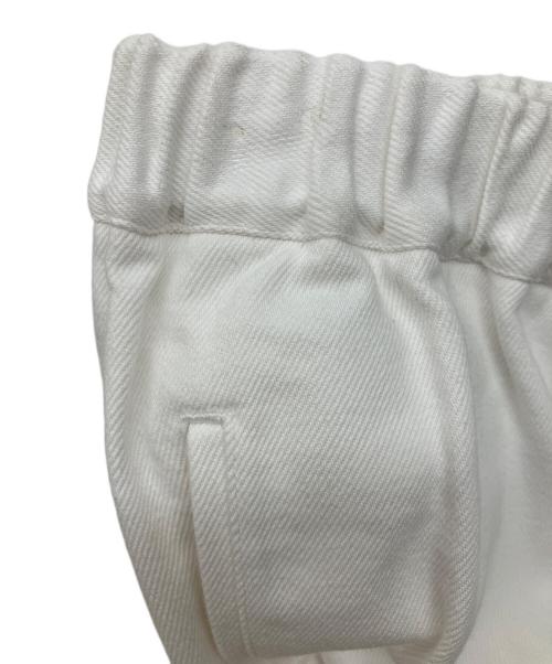 BLACK COMME des GARCONS（ブラックコムデギャルソン）BLACK COMME des GARCONS (ブラックコムデギャルソン) テーパードパンツ　ストレートパンツ ホワイト サイズ:XSの古着・服飾アイテム