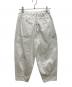 BLACK COMME des GARCONS (ブラックコムデギャルソン) テーパードパンツ　ストレートパンツ ホワイト サイズ:XS：13000円