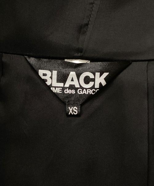 BLACK COMME des GARCONS（ブラックコムデギャルソン）BLACK COMME des GARCONS (ブラックコムデギャルソン) 燕尾 サークルシルエット ジャケット ブラック サイズ:XSの古着・服飾アイテム