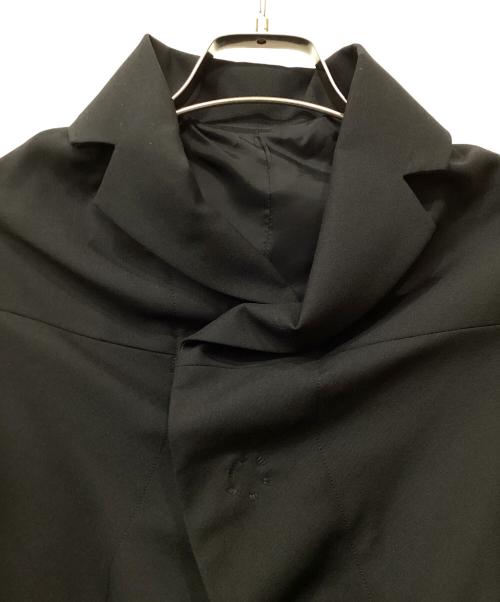 BLACK COMME des GARCONS（ブラックコムデギャルソン）BLACK COMME des GARCONS (ブラックコムデギャルソン) 燕尾 サークルシルエット ジャケット ブラック サイズ:XSの古着・服飾アイテム