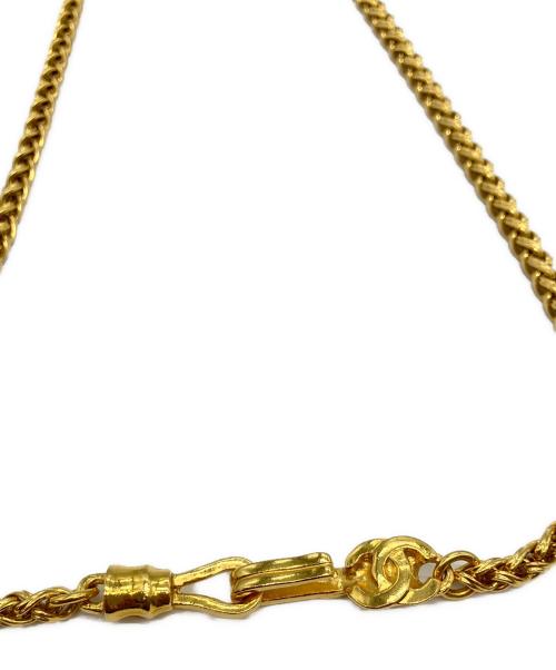 CHANEL（シャネル）CHANEL (シャネル) CCペンダント付きコスチュームネックレス ゴールドの古着・服飾アイテム