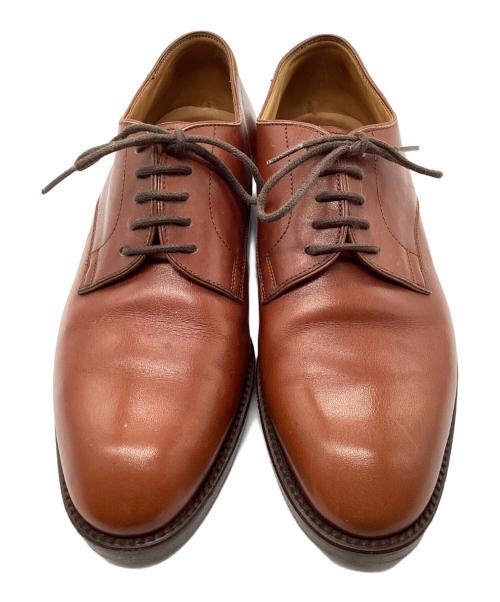 HERMES（エルメス）HERMES (エルメス) プレーントゥシューズ ブラウン サイズ:36の古着・服飾アイテム