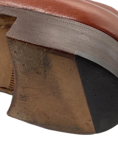 HERMES（エルメス）HERMES (エルメス) プレーントゥシューズ ブラウン サイズ:36の古着・服飾アイテム