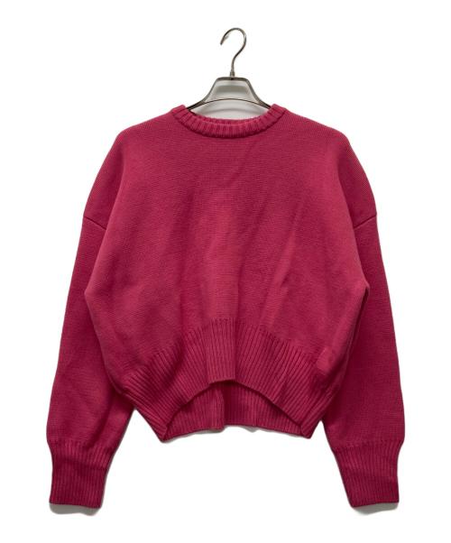 SHE TOKYO（シートーキョー）SHE Tokyo (シートーキョー) Alma ニット ピンク サイズ:Freeの古着・服飾アイテム