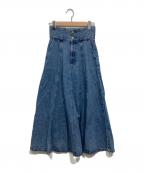 atelier SOMETHINGアトリエ サムシング）の古着「TLEB DENIM SKIRT」｜インディゴ