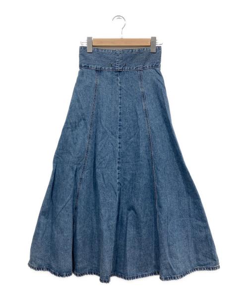 atelier SOMETHING（アトリエ サムシング）atelier SOMETHING (アトリエ サムシング) TLEB DENIM SKIRT インディゴ サイズ:XSの古着・服飾アイテム