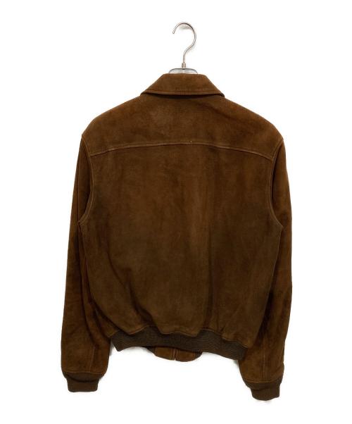 POLO RALPH LAUREN（ポロ・ラルフローレン）POLO RALPH LAUREN (ポロ・ラルフローレン) スウェードジャケット ブラウン サイズ:Mの古着・服飾アイテム