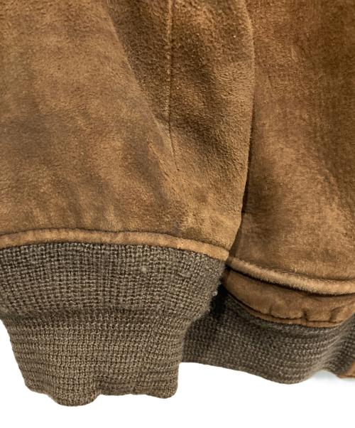 POLO RALPH LAUREN（ポロ・ラルフローレン）POLO RALPH LAUREN (ポロ・ラルフローレン) スウェードジャケット ブラウン サイズ:Mの古着・服飾アイテム