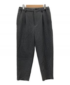 中古・古着通販】THE RERACS (ザ リラクス) ワイドタックパンツ グレー