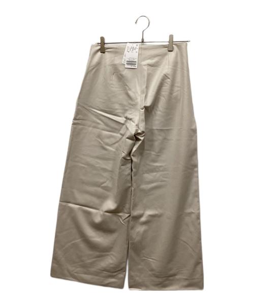 MUSE（ミューズ）MUSE (ミューズ) フラノワイドパンツ ベージュ サイズ:38の古着・服飾アイテム