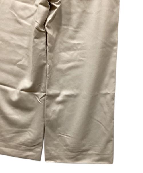 MUSE（ミューズ）MUSE (ミューズ) フラノワイドパンツ ベージュ サイズ:38の古着・服飾アイテム