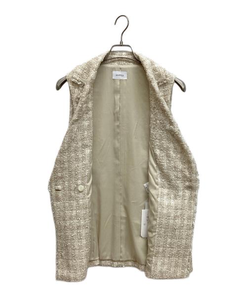 Of STYLE（オブスタイル）Of STYLE (オブスタイル) ツイードジレ ホワイト サイズ:Fの古着・服飾アイテム