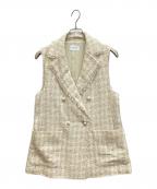 Of STYLEオブスタイル）の古着「ツイードジレ」｜ホワイト