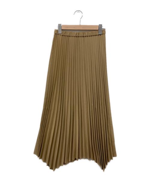 SACRA（サクラ）SACRA (サクラ) DRY CHINO ACCORDION SKIRT ベージュ サイズ:38 未使用品の古着・服飾アイテム