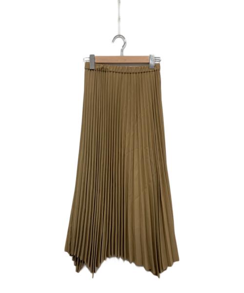 SACRA（サクラ）SACRA (サクラ) DRY CHINO ACCORDION SKIRT ベージュ サイズ:38 未使用品の古着・服飾アイテム