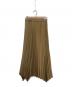 SACRA (サクラ) DRY CHINO ACCORDION SKIRT ベージュ サイズ:38 未使用品：5000円