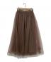 eclat (エクラ) チュールスカート ブラウン サイズ:36 未使用品：4000円