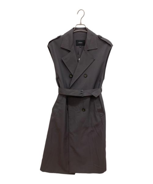 LAUTRE AMONT（ロートレアモン）LAUTRE AMONT (ロートレアモン) RENUスリーブレスコート グレー サイズ:38 未使用品の古着・服飾アイテム