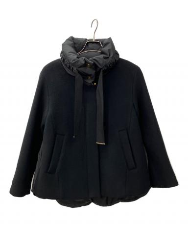 中古・古着通販】ANAYI (アナイ) ウール切り替えダウンショートコート