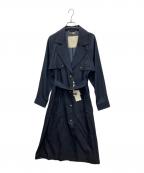 THE CLASSEザ・クラス）の古着「デニム風トレンチコート」｜インディゴ