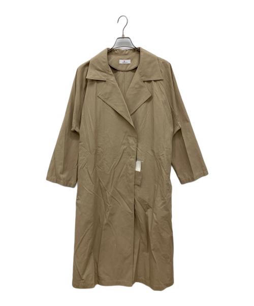 L'EQUIPE（レキップ）L'EQUIPE (レキップ) ヴィンテージシャンブレーロングコート ベージュ サイズ:38 未使用品の古着・服飾アイテム